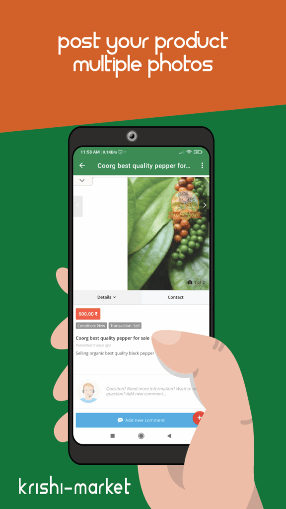 KRISHI MARKET MOBILE APPLICATION ANDROID